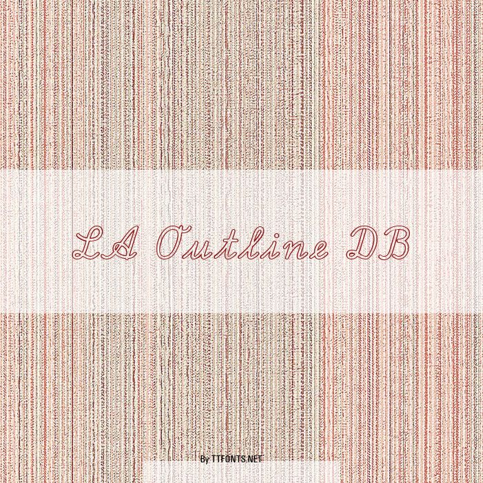 LA Outline DB example